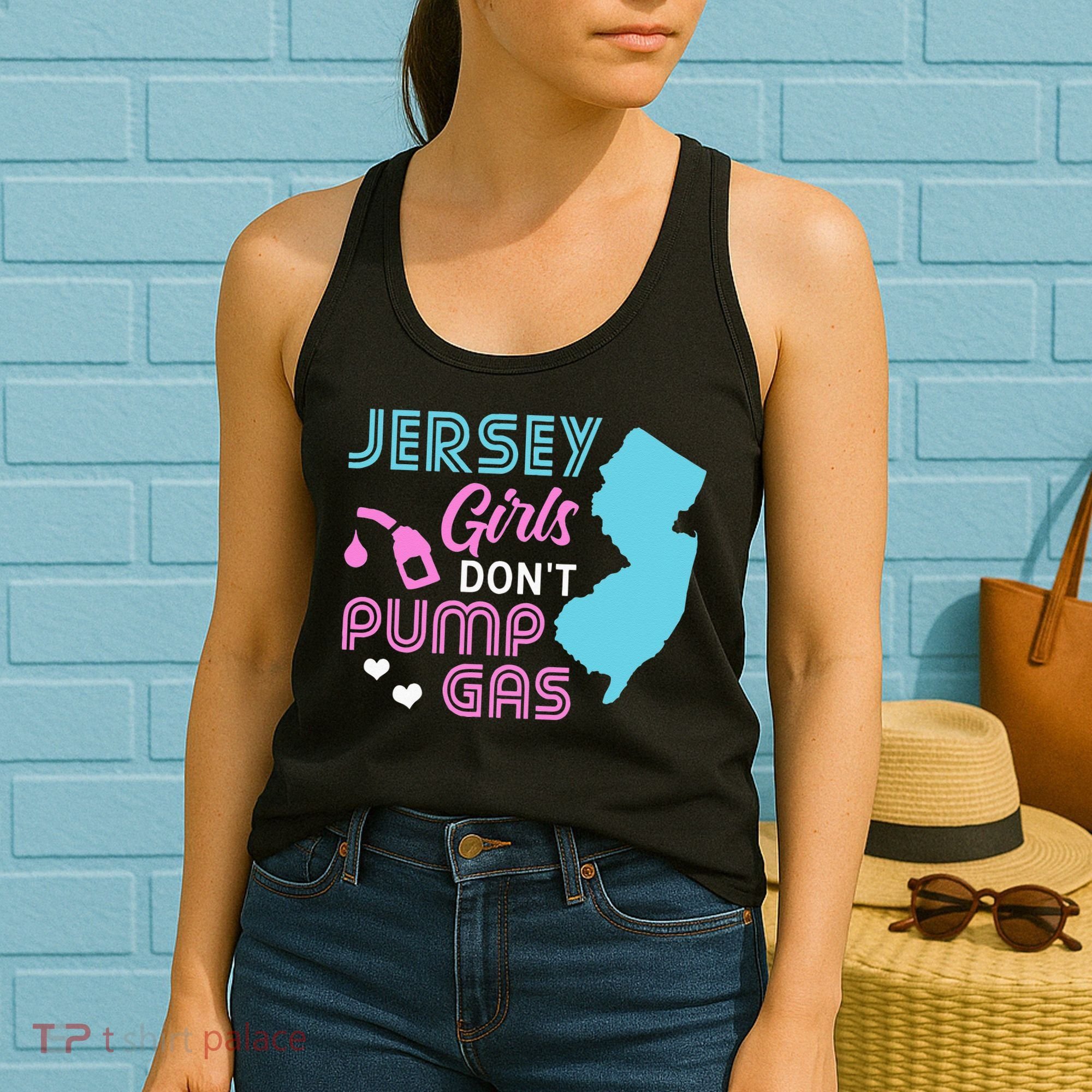 Jersey Dont Pump Gas State Outline Women's Tank Top
