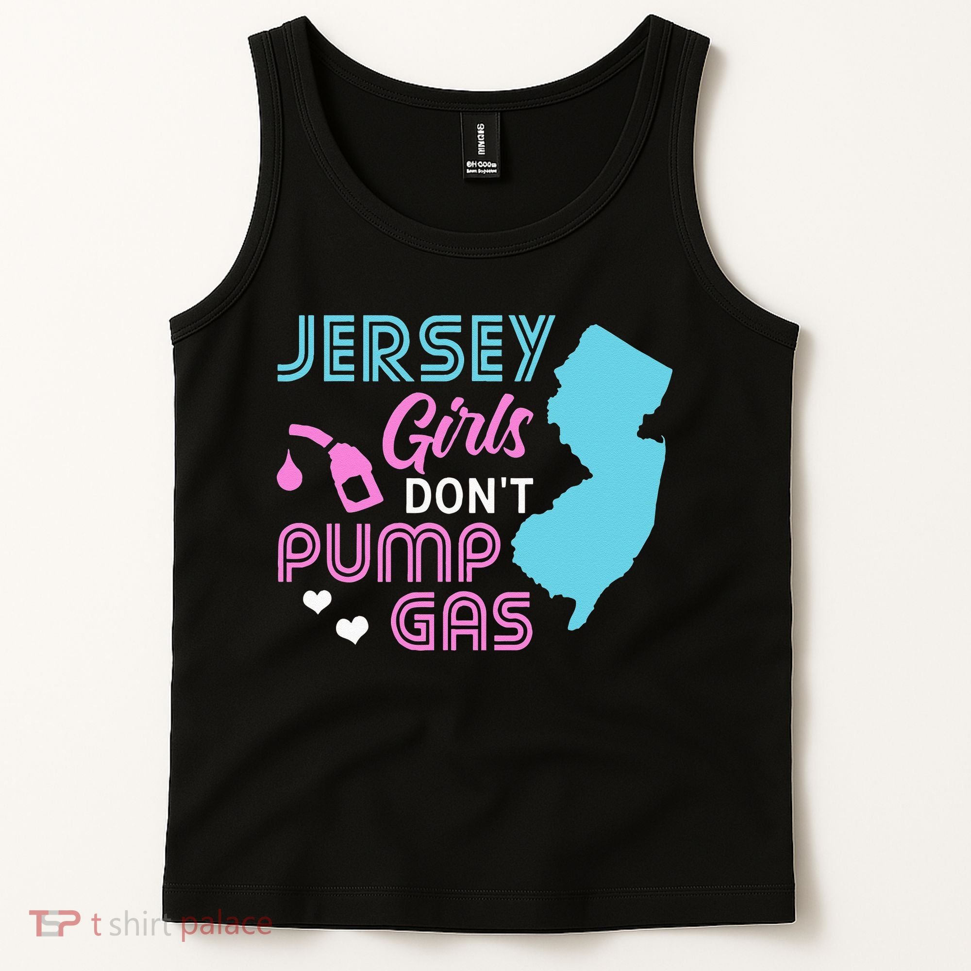 Jersey Dont Pump Gas State Outline Tank Top