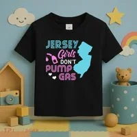 Jersey Dont Pump Gas State Outline Toddler T-Shirt thumb 3