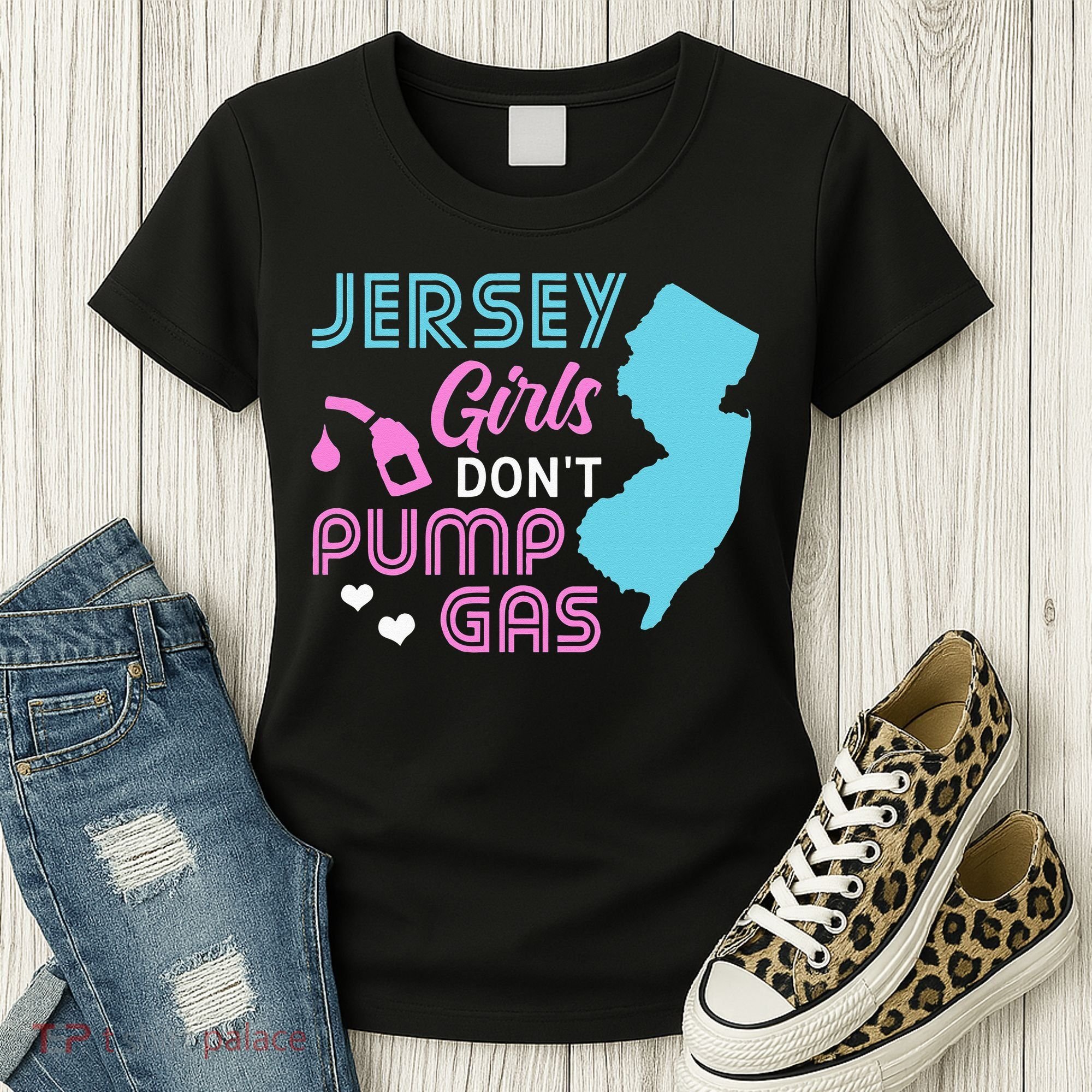 Jersey Dont Pump Gas State Outline Women's T-Shirt