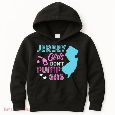 Jersey Dont Pump Gas State Outline Kids Hoodie