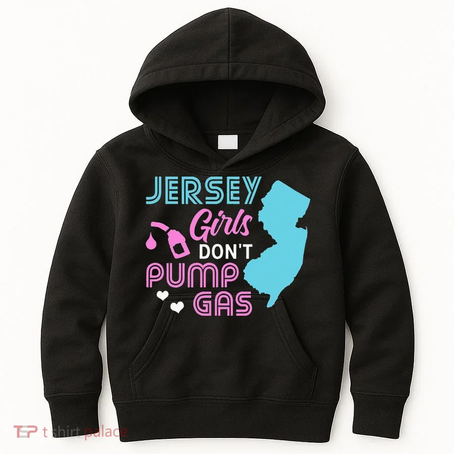 Jersey Dont Pump Gas State Outline Kids Hoodie