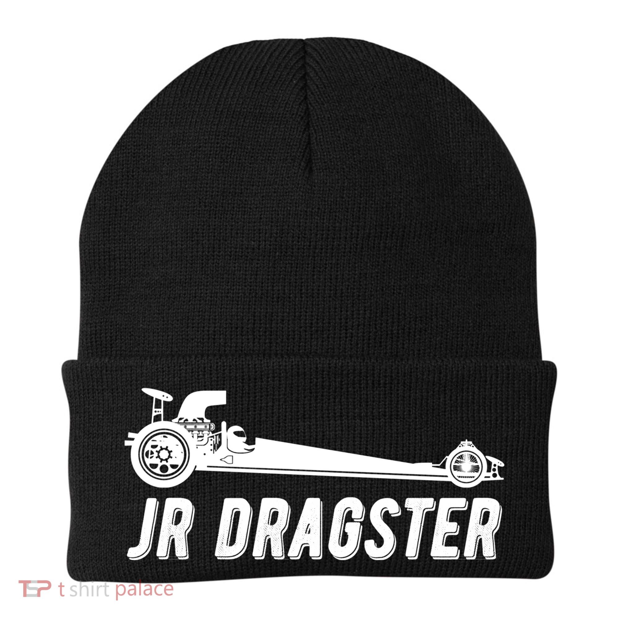 Jr Dragster Racing Car Driving Racer Drag Racing Gift Beanie