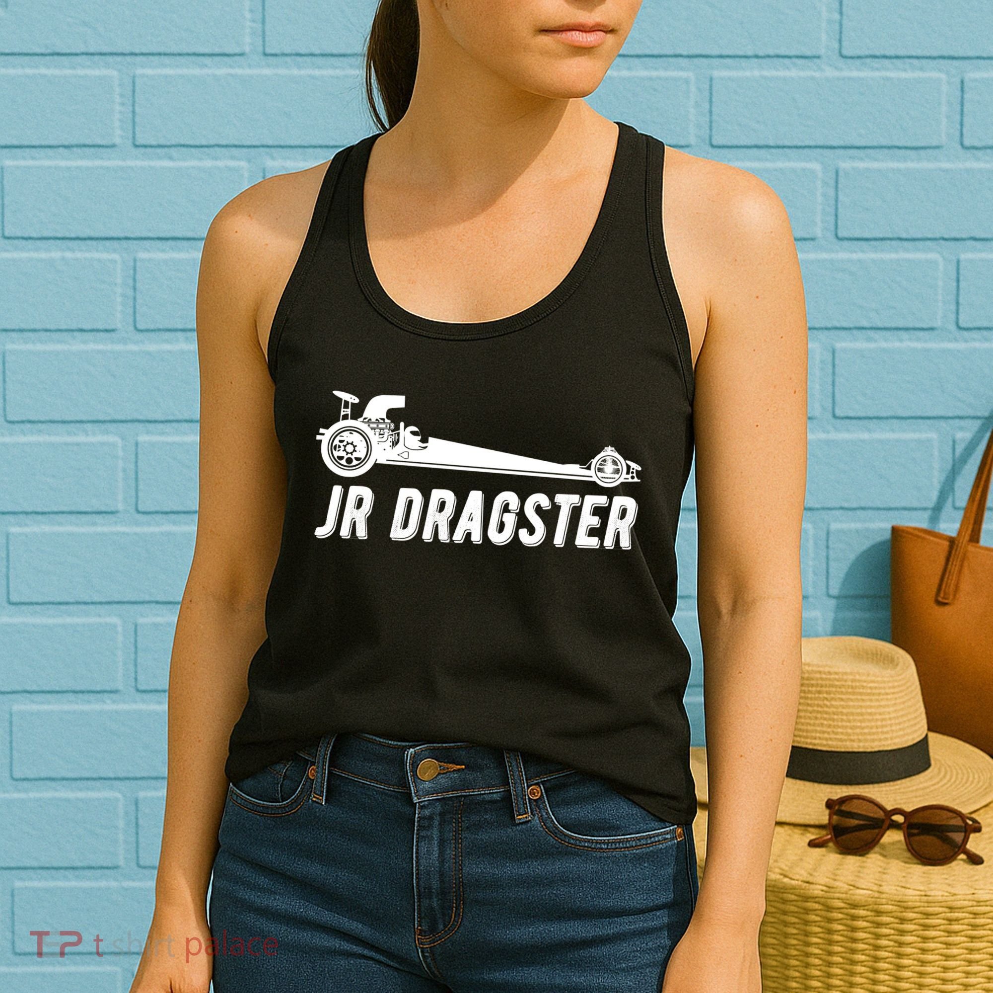 Jr Dragster Racing Car Driving Racer Drag Racing Gift Women's Tank Top