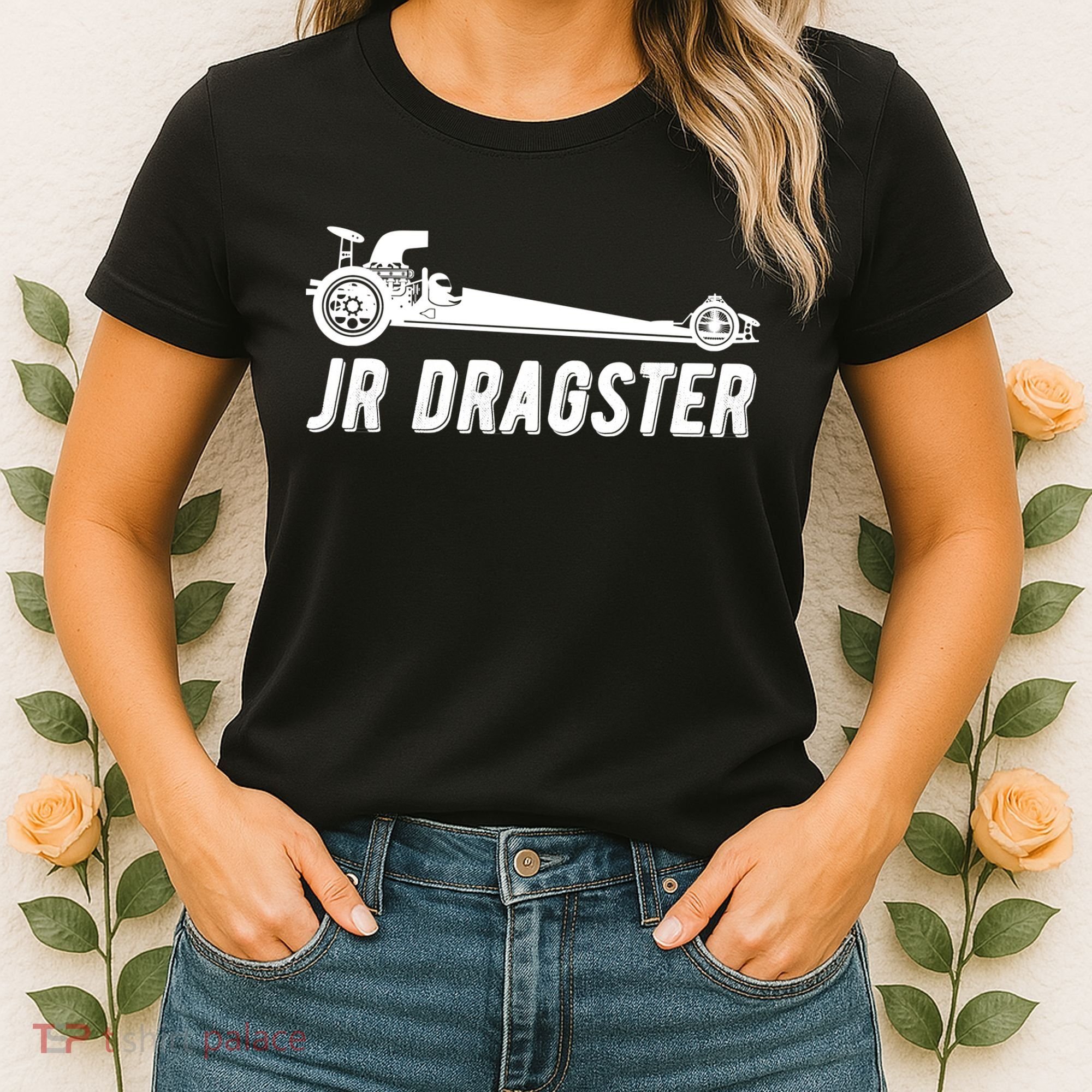 Jr Dragster Racing Car Driving Racer Drag Racing Gift Women's T-Shirt
