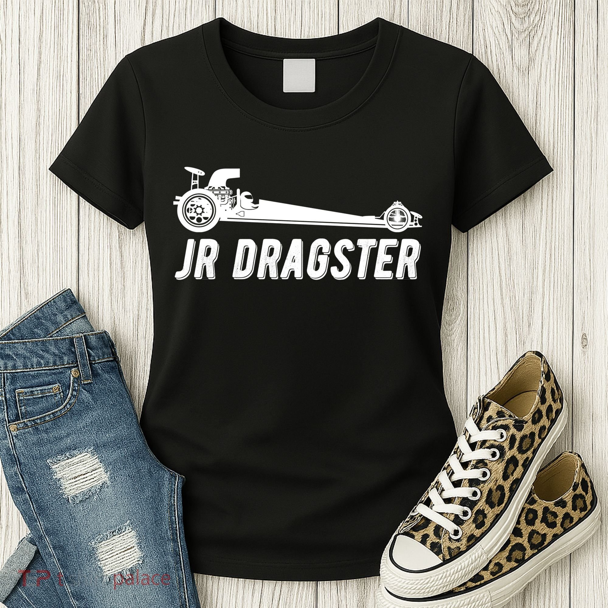 Jr Dragster Racing Car Driving Racer Drag Racing Gift Women's T-Shirt