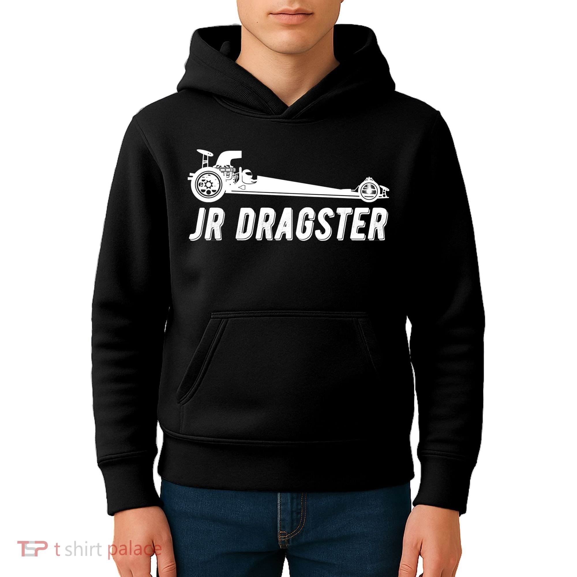 Jr Dragster Racing Car Driving Racer Drag Racing Gift Kids Hoodie