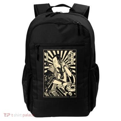 Japanese DJ Samurai Warrior Bushido Code Swordsmen Anime Manga Backpack
