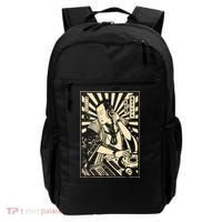 Japanese DJ Samurai Warrior Bushido Code Swordsmen Anime Manga Backpack thumb 0