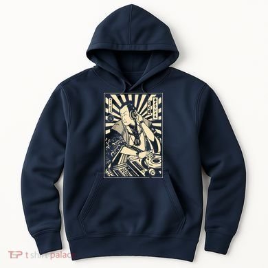 Japanese DJ Samurai Warrior Bushido Code Swordsmen Anime Manga Hoodie