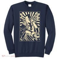 Japanese DJ Samurai Warrior Bushido Code Swordsmen Anime Manga Sweatshirt thumb 0