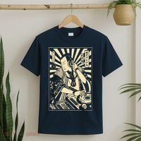 Japanese DJ Samurai Warrior Bushido Code Swordsmen Anime Manga T-Shirt thumb 2