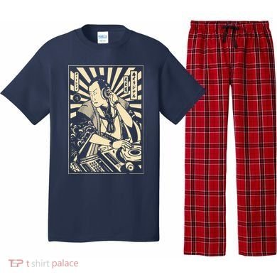 Japanese DJ Samurai Warrior Bushido Code Swordsmen Anime Manga Pajama Set