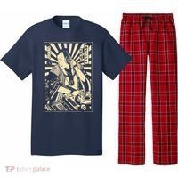 Japanese DJ Samurai Warrior Bushido Code Swordsmen Anime Manga Pajama Set thumb 0