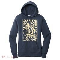 Japanese DJ Samurai Warrior Bushido Code Swordsmen Anime Manga Women's Hoodie thumb 0