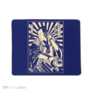 Japanese DJ Samurai Warrior Bushido Code Swordsmen Anime Manga Mousepad