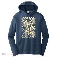 Japanese DJ Samurai Warrior Bushido Code Swordsmen Anime Manga Performance Fleece Hoodie thumb 0