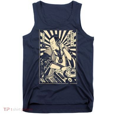Japanese DJ Samurai Warrior Bushido Code Swordsmen Anime Manga Tank Top