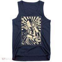 Japanese DJ Samurai Warrior Bushido Code Swordsmen Anime Manga Tank Top thumb 0