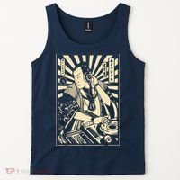 Japanese DJ Samurai Warrior Bushido Code Swordsmen Anime Manga Tank Top thumb 2