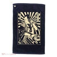 Japanese DJ Samurai Warrior Bushido Code Swordsmen Anime Manga Golf Towel thumb 0