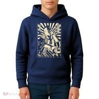 Japanese DJ Samurai Warrior Bushido Code Swordsmen Anime Manga Kids Hoodie thumb 4