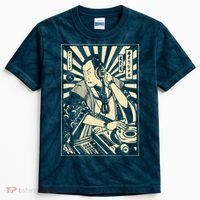 Japanese DJ Samurai Warrior Bushido Code Swordsmen Anime Manga Kids Tie-Dye T-Shirt thumb 0