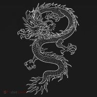 Japan Dragon Tattoo Drawing Traditional Japanese Sweatshirt thumb 3