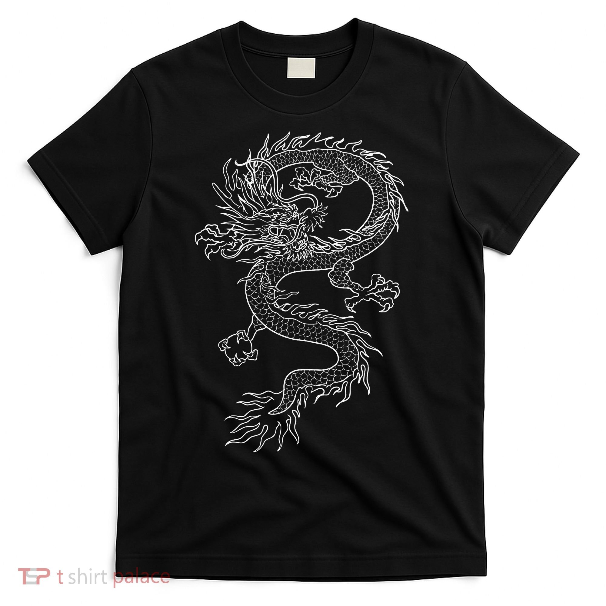 Japan Dragon Tattoo Drawing Traditional Japanese T-Shirt