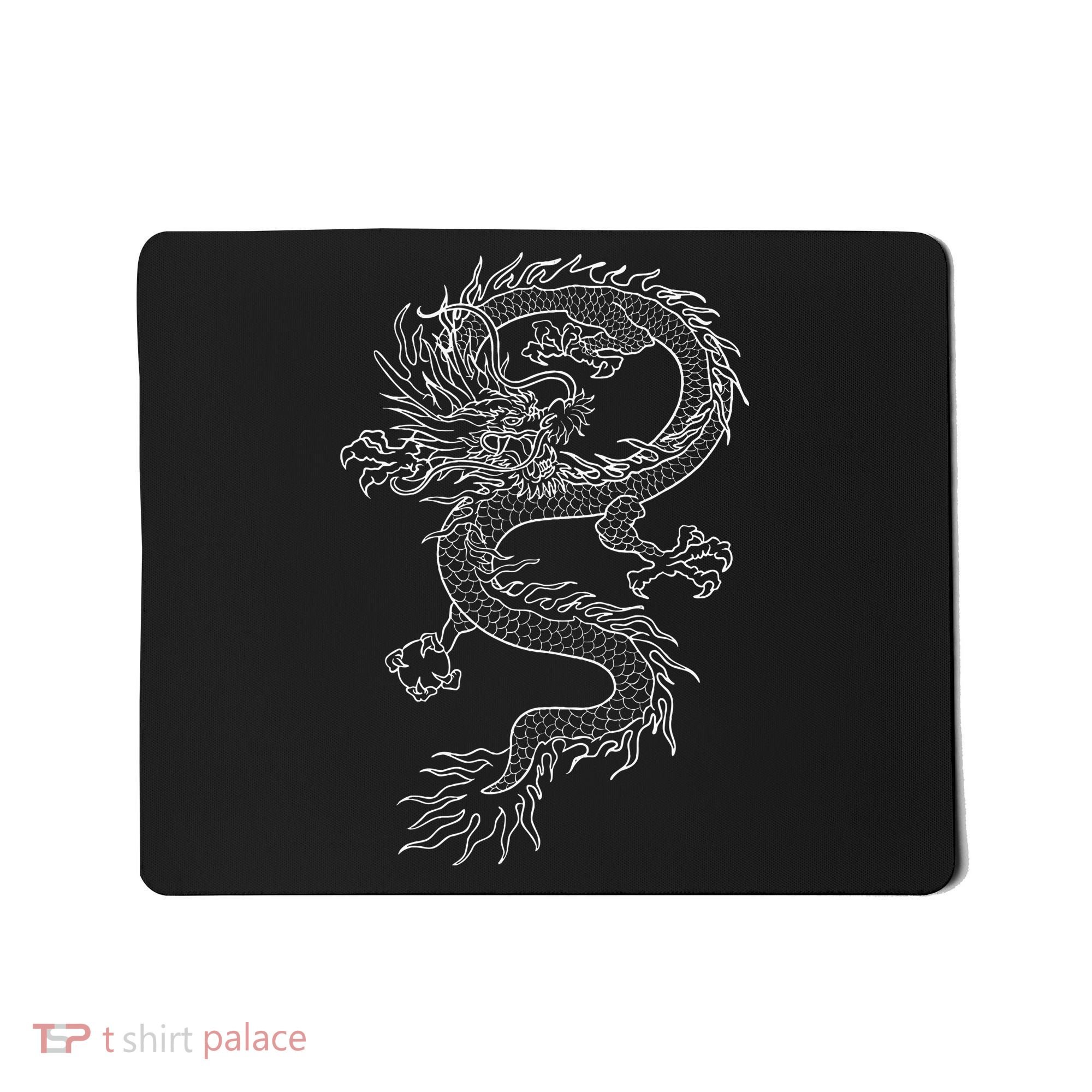 Japan Dragon Tattoo Drawing Traditional Japanese Mousepad
