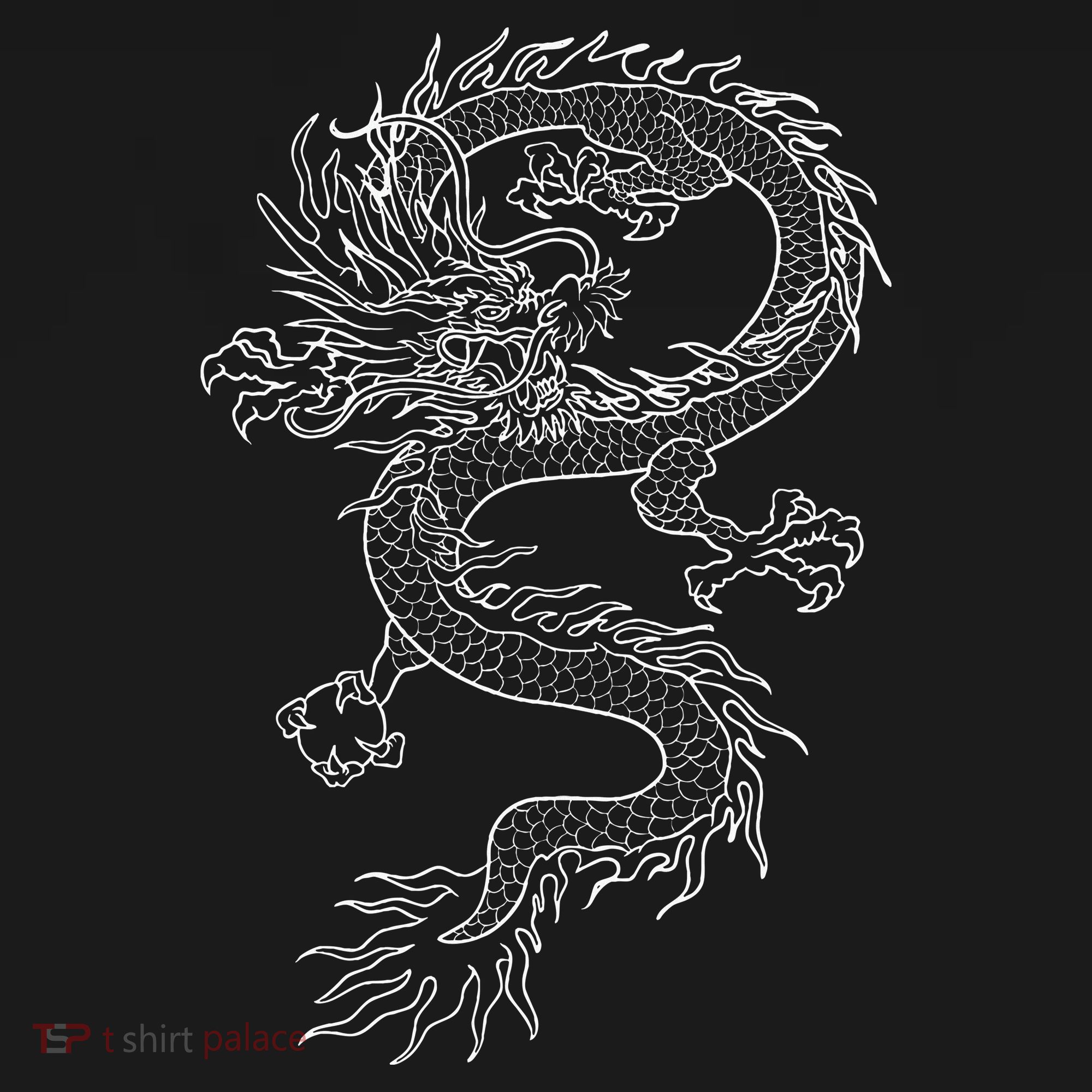 Japan Dragon Tattoo Drawing Traditional Japanese Women's Tank Top