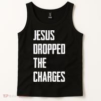 Jesus Dropped The Charges Tank Top thumb 2