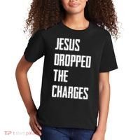 Jesus Dropped The Charges Kids T-Shirt thumb 2