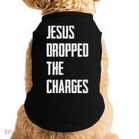 Jesus Dropped The Charges Doggie Tank thumb 0