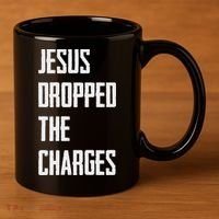 Jesus Dropped The Charges 11oz C Handle Ceramic Mug thumb 3