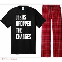 Jesus Dropped The Charges Pajama Set thumb 0