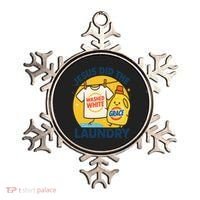 Jesus Did The Laundry Washed White By Grace Funny Christian Ornament thumb 0