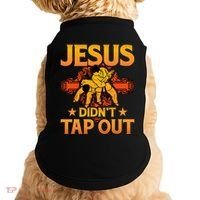 Jesus DidnT Tap Out Brazilian Jiujitsu Bjj Grappling Doggie Tank thumb 0