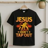 Jesus DidnT Tap Out Brazilian Jiujitsu Bjj Grappling T-Shirt thumb 2