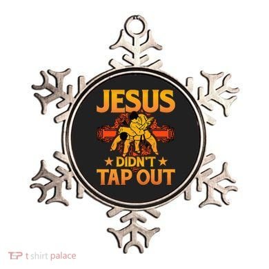 Jesus DidnT Tap Out Brazilian Jiujitsu Bjj Grappling Ornament