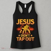 Jesus DidnT Tap Out Brazilian Jiujitsu Bjj Grappling Women's Tank Top thumb 3