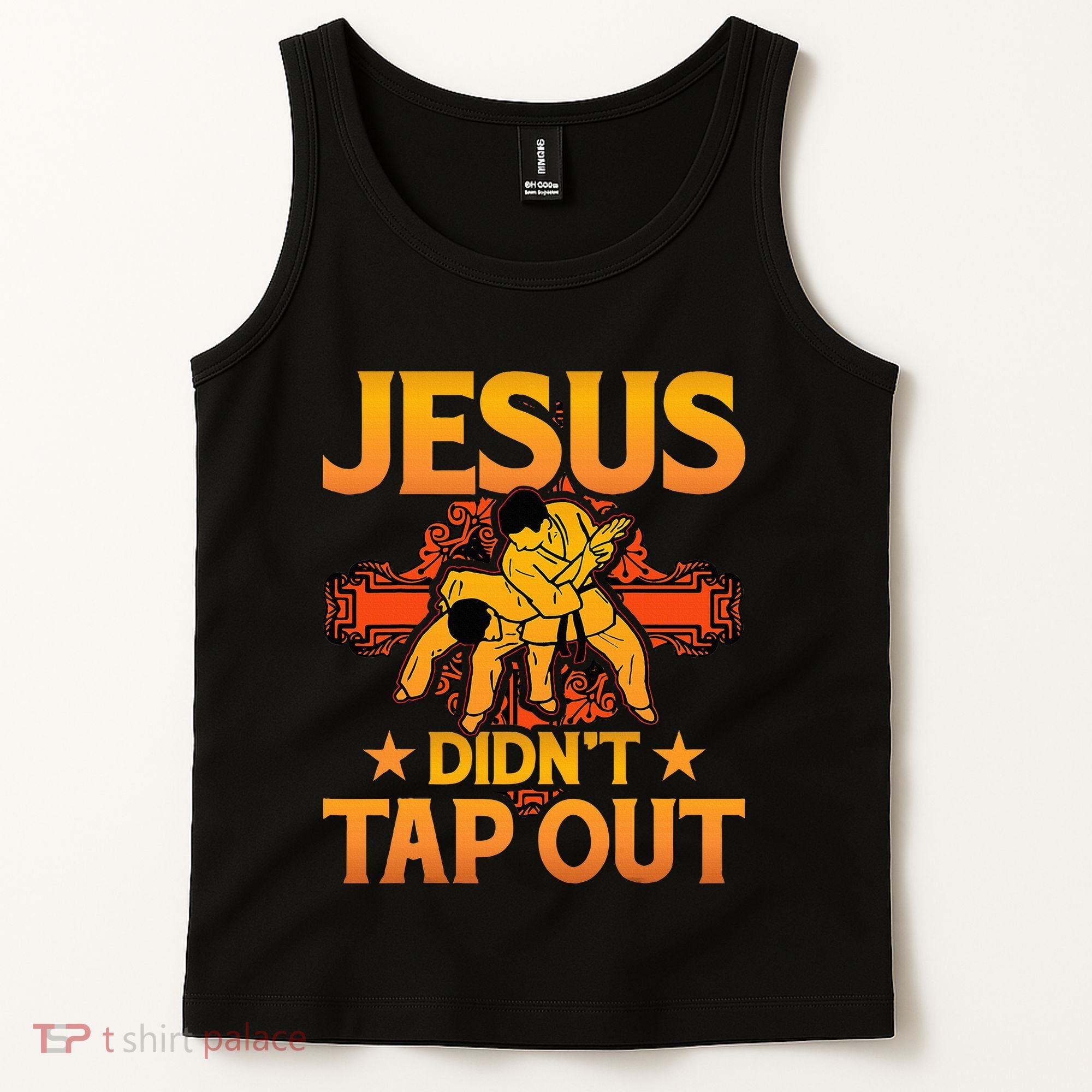 Jesus DidnT Tap Out Brazilian Jiujitsu Bjj Grappling Tank Top