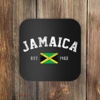 Jamaica Est. 1962 Jamaican Flag Independence Day Coaster thumb 0