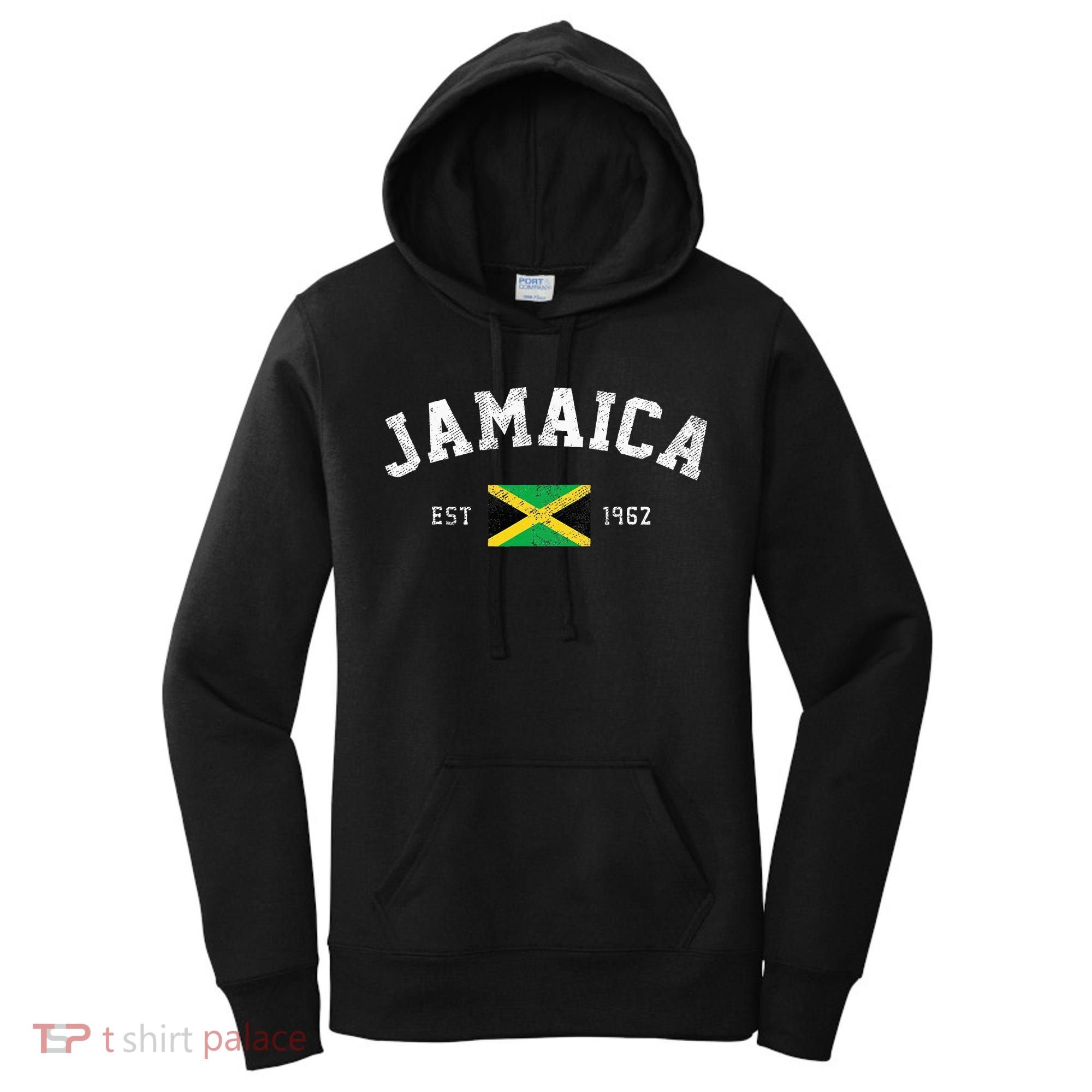 Jamaica Est. 1962 Jamaican Flag Independence Day Women's Hoodie