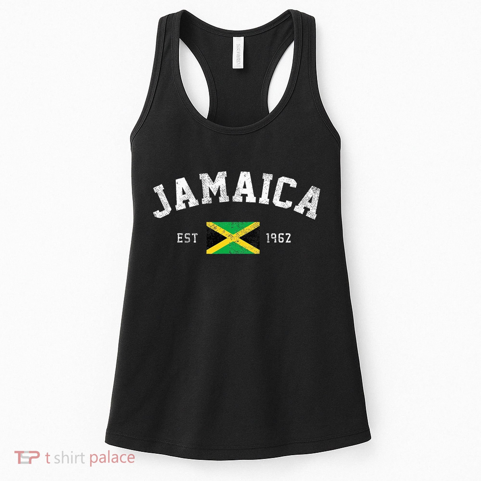 Jamaica Est. 1962 Jamaican Flag Independence Day Women's Tank Top