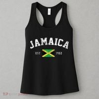 Jamaica Est. 1962 Jamaican Flag Independence Day Women's Tank Top thumb 3