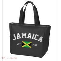 Jamaica Est. 1962 Jamaican Flag Independence Day Tote Bag thumb 3