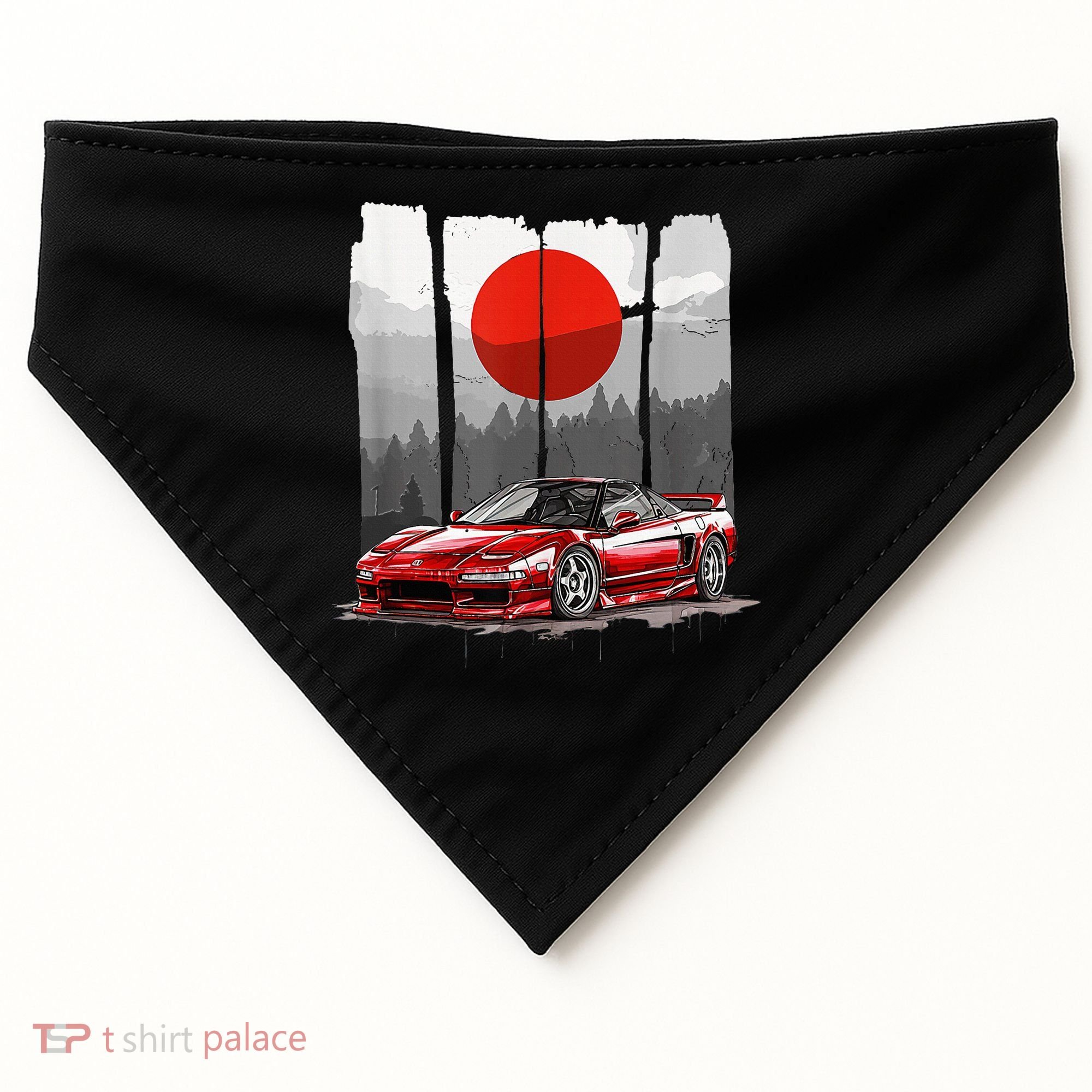 Jdm Euro Car Scene Nsx Tuning Drift Import USA-Made Doggie Bandana