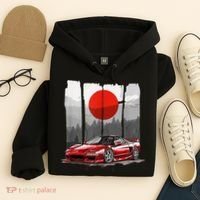 Jdm Euro Car Scene Nsx Tuning Drift Import Hoodie thumb 4