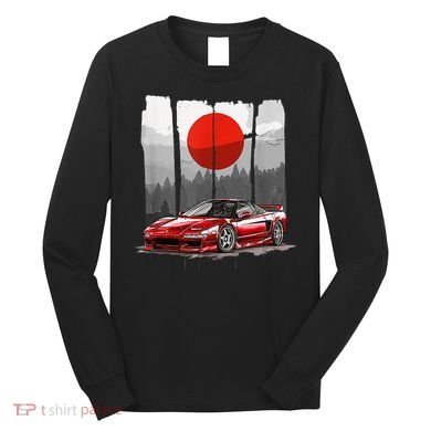 Jdm Euro Car Scene Nsx Tuning Drift Import Long Sleeve Shirt